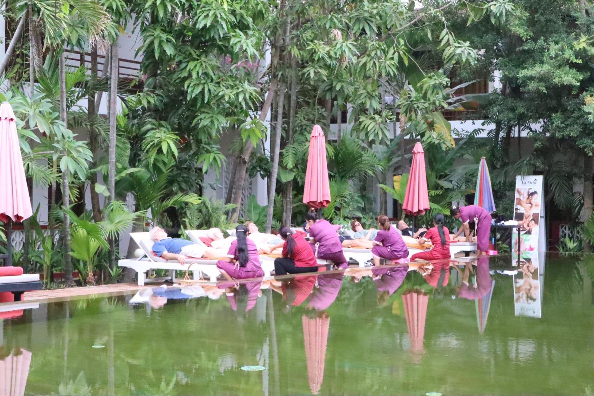 La Niche D'angkor Boutique Hotel Siem Reap Exterior foto